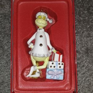 Lenox Grinch Christmas Ornament